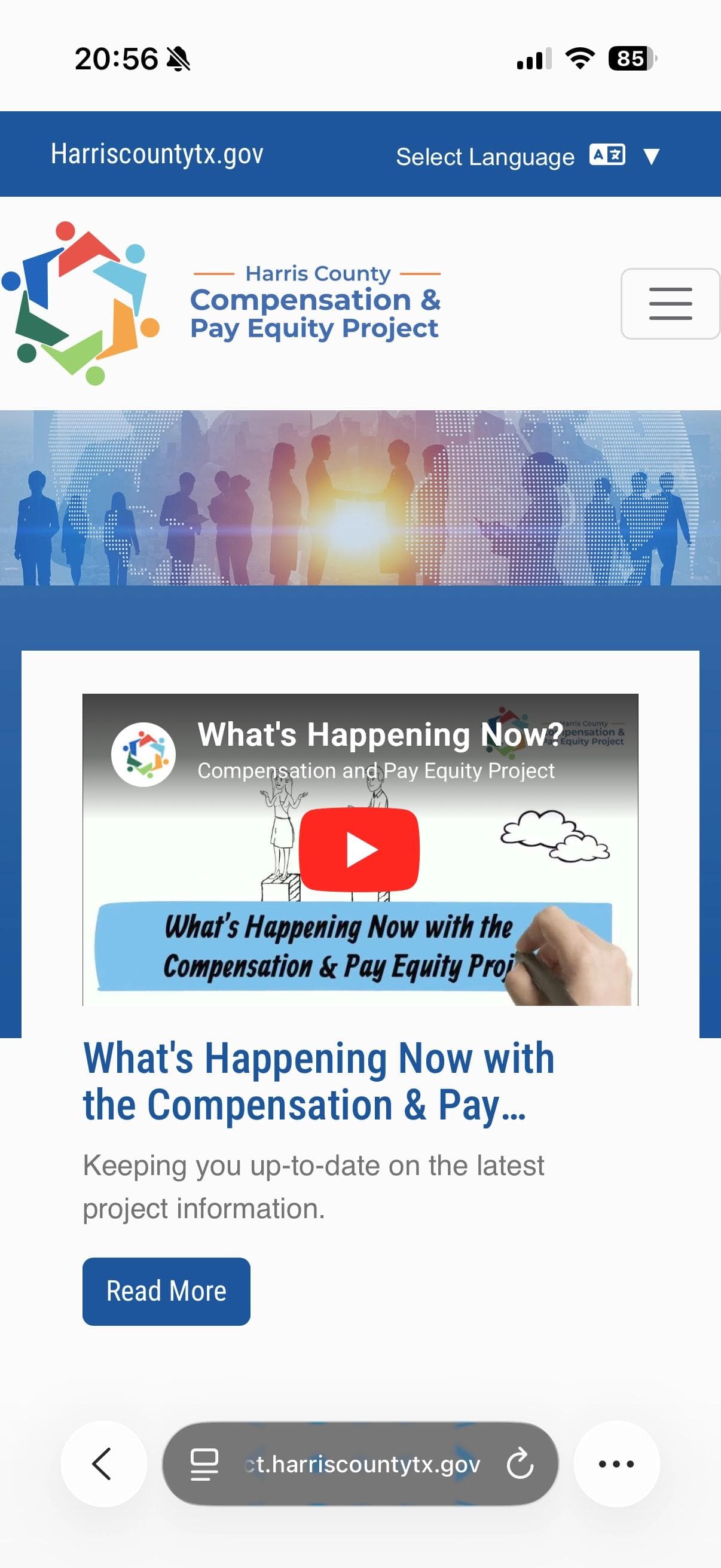 Compensation Project mobile screenshot